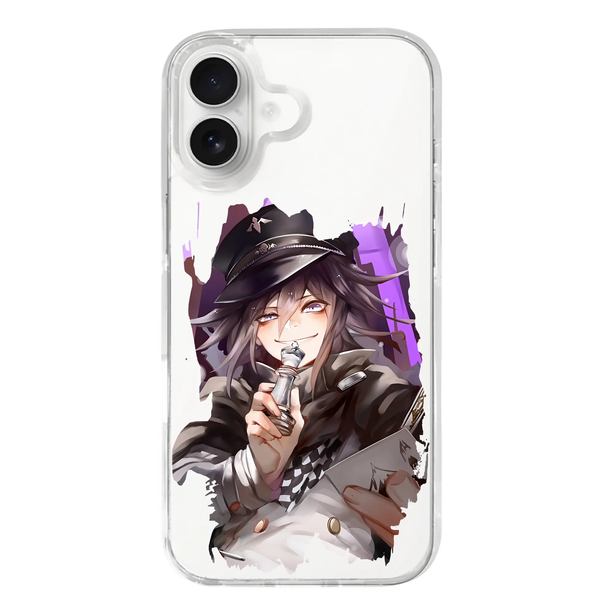 ダンガンロンパ グッズ,王馬小吉 - iPhone 17シリーズ 透明スマホケース – 薄型・耐衝撃・精密フィット保護カバー